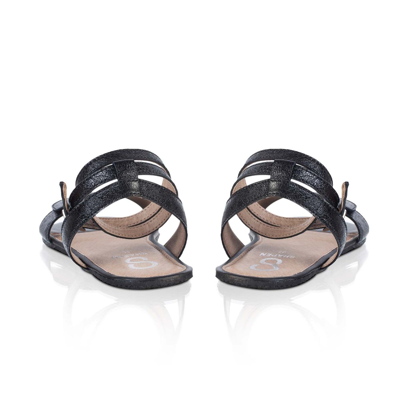 Shapen - Daisy 2.0 Black Crackle - Sandalias barefoot