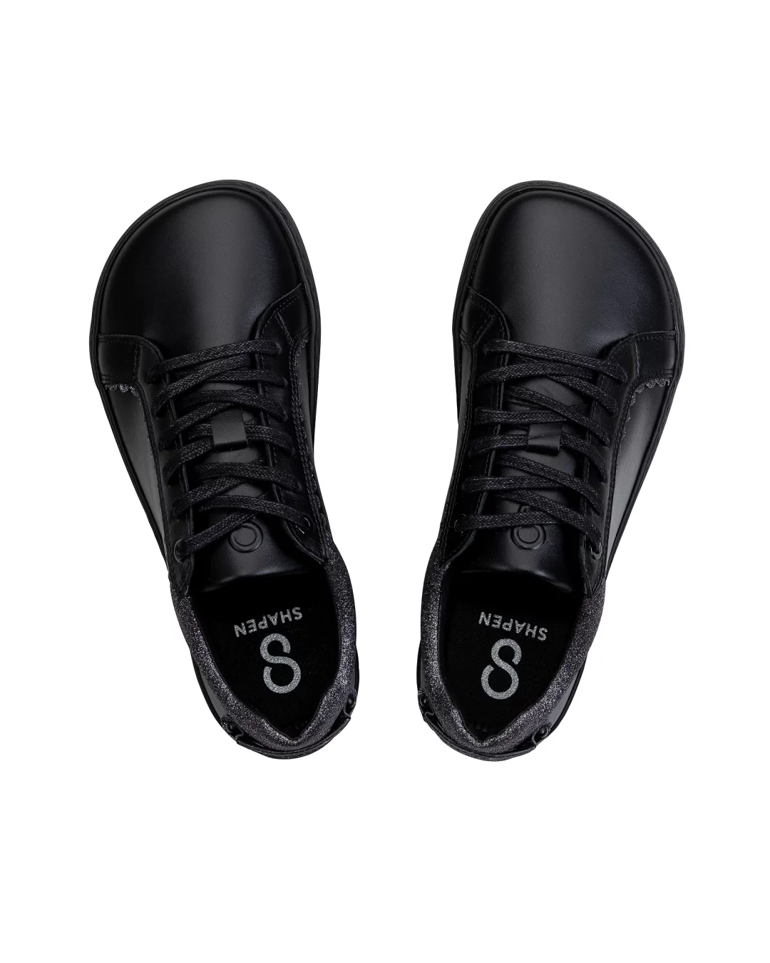 Shapen - Feelin Chic Black Glitter - Sneakers barefoot