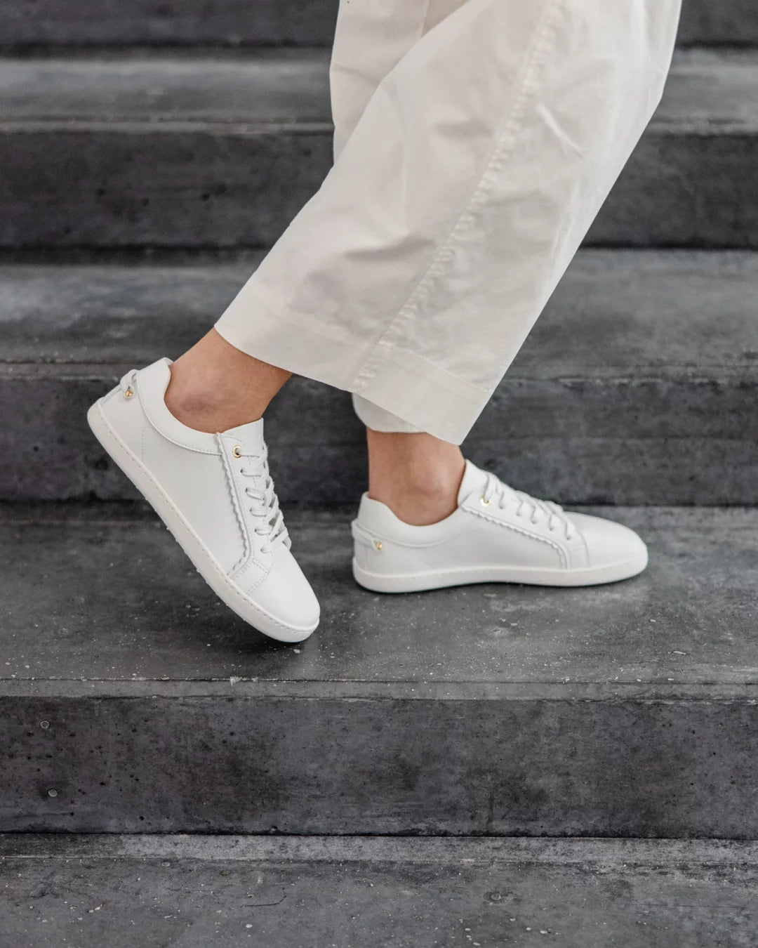 Shapen - Feelin Chic White - Sneakers veganos barefoot