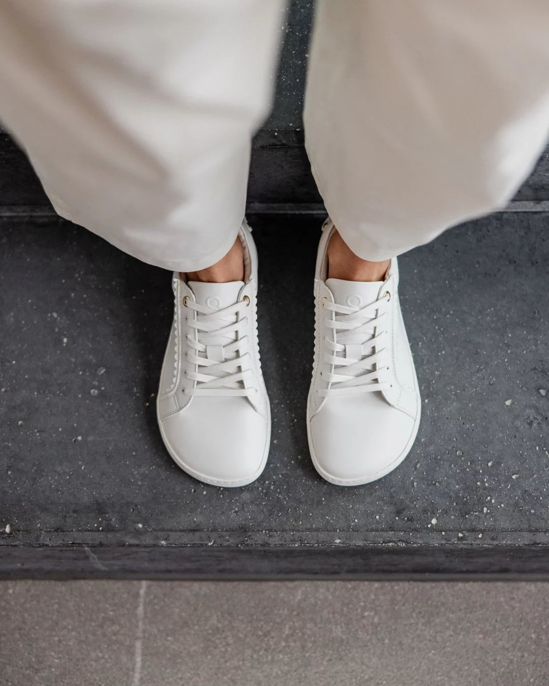 Shapen - Feelin Chic White - Sneakers veganos barefoot