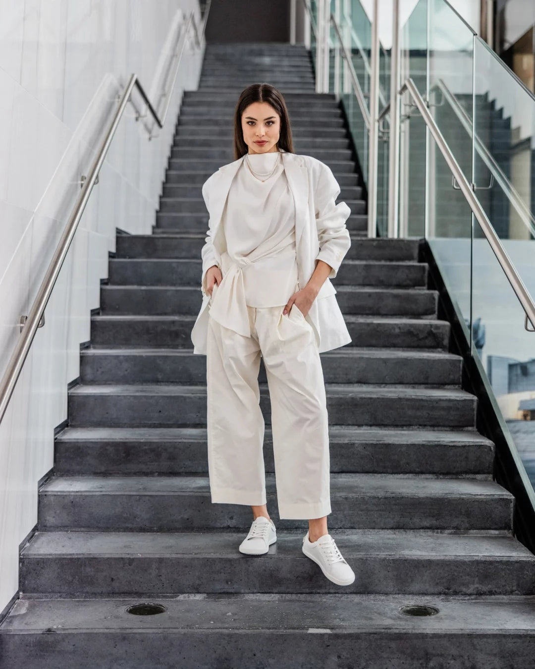 Shapen - Feelin Chic White - Sneakers veganos barefoot