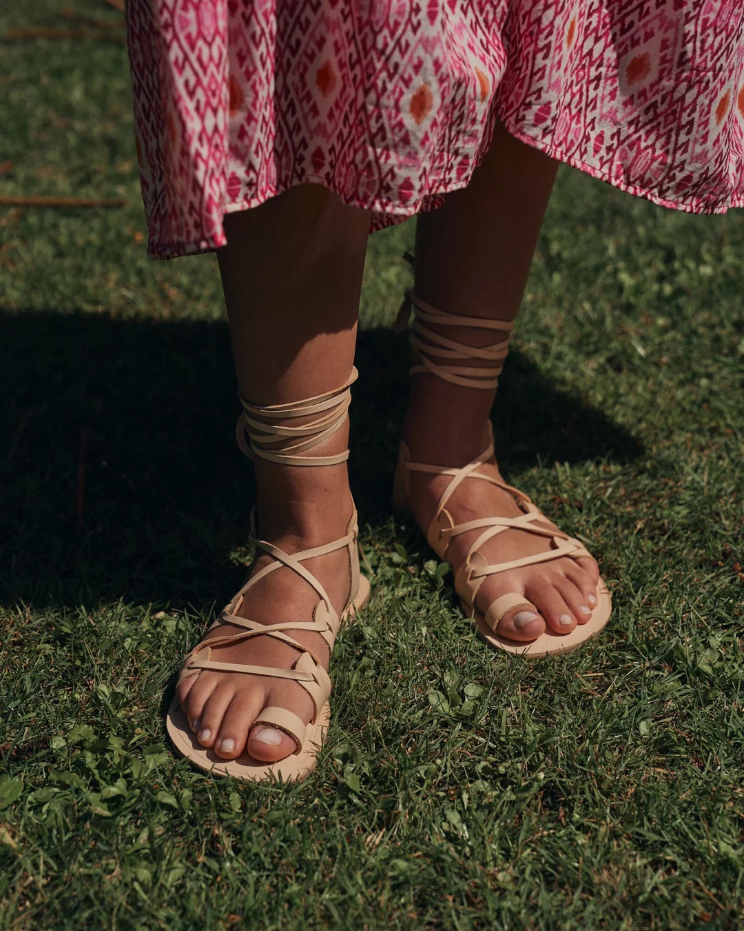 Shapen - Gaia Natural - Sandalias barefoot de tiras