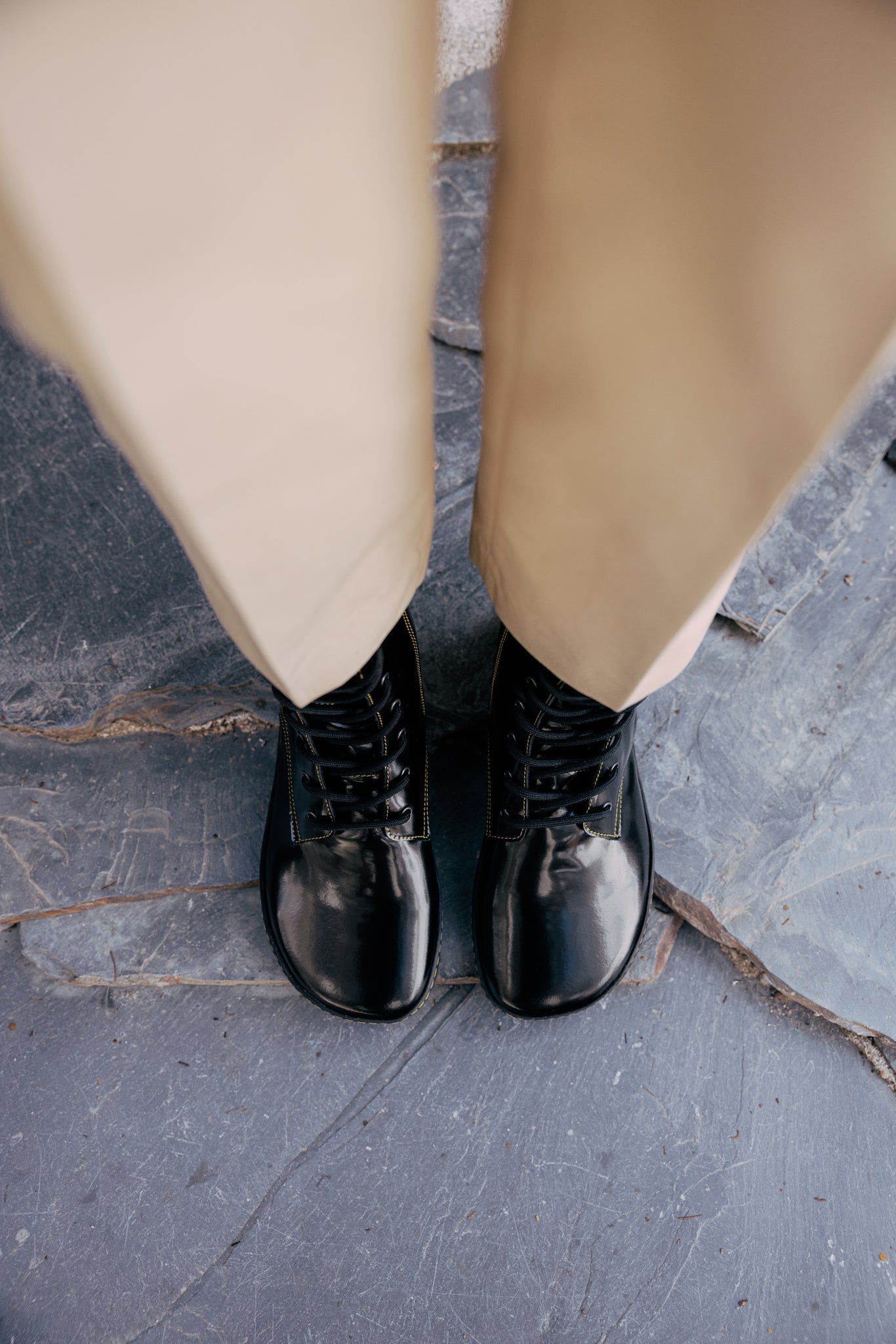 Shapen - Maverick Black Yellow - Botas barefoot