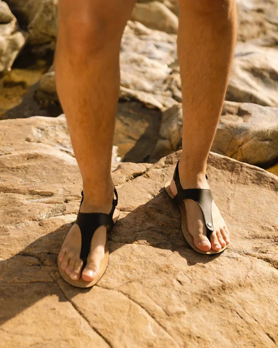 Shapen - Nomad Black & Cork - Sandalias barefoot