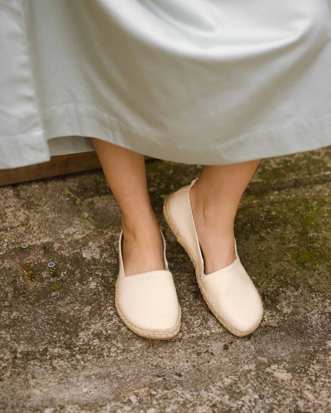 Shapen - Playa Beige - Alpargatas barefoot algodón - Cacles Barefoot