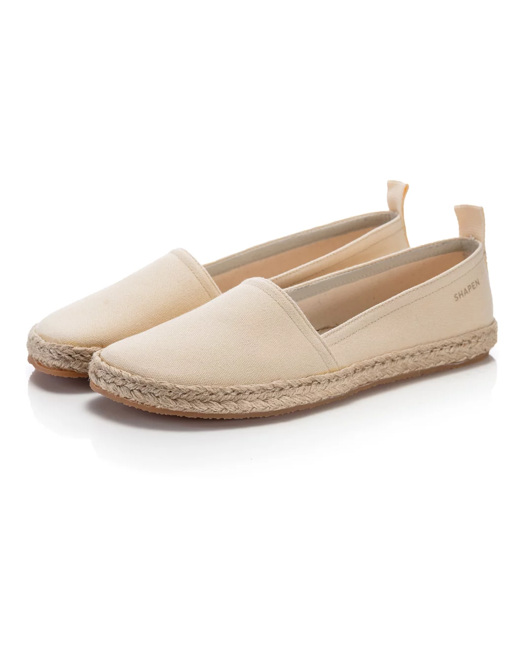 Shapen - Playa Beige - Alpargatas barefoot algodón
