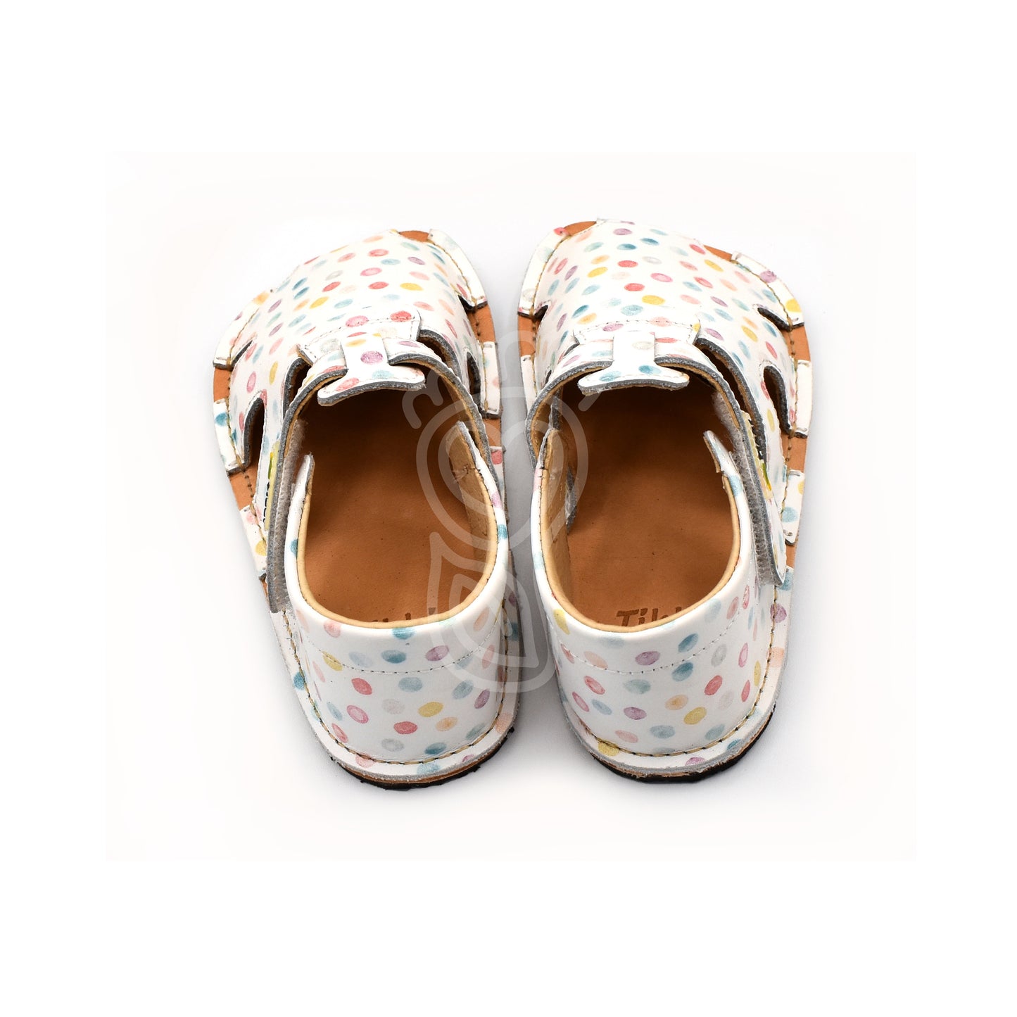 Tikki - Aranya Confetti - Sandalias Barefoot de Cuero