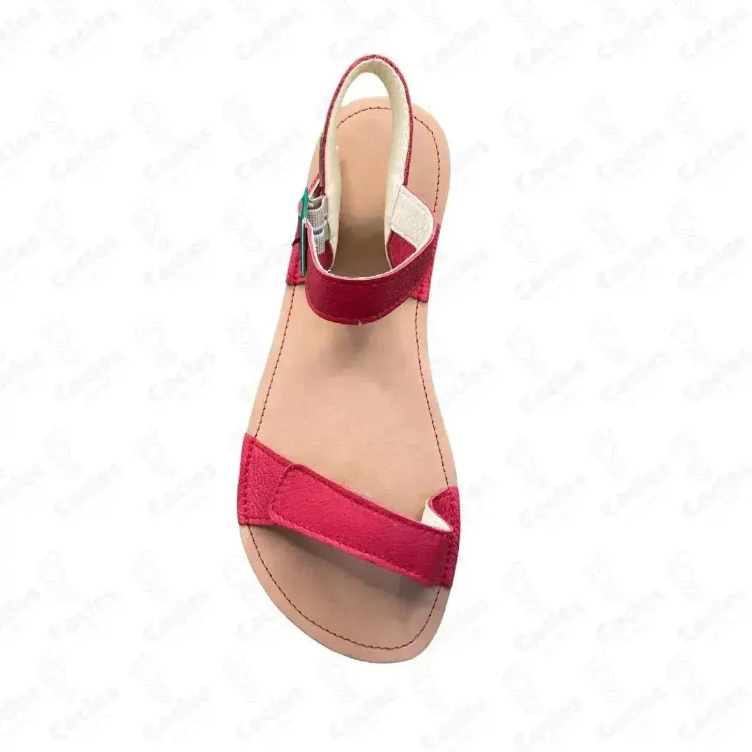 Timmo - Freedom Lady Red - Sandalias Barefoot - Ancho Estándar