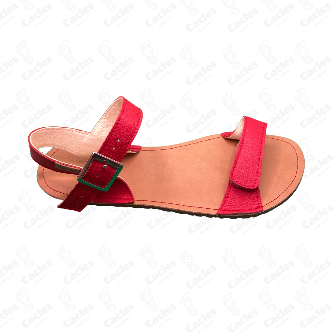 Timmo - Freedom Lady Red - Sandalias Barefoot - Ancho Estándar-Timmo-Cacles Barefoot-Tienda de calzado barefoot respetuoso minimalista