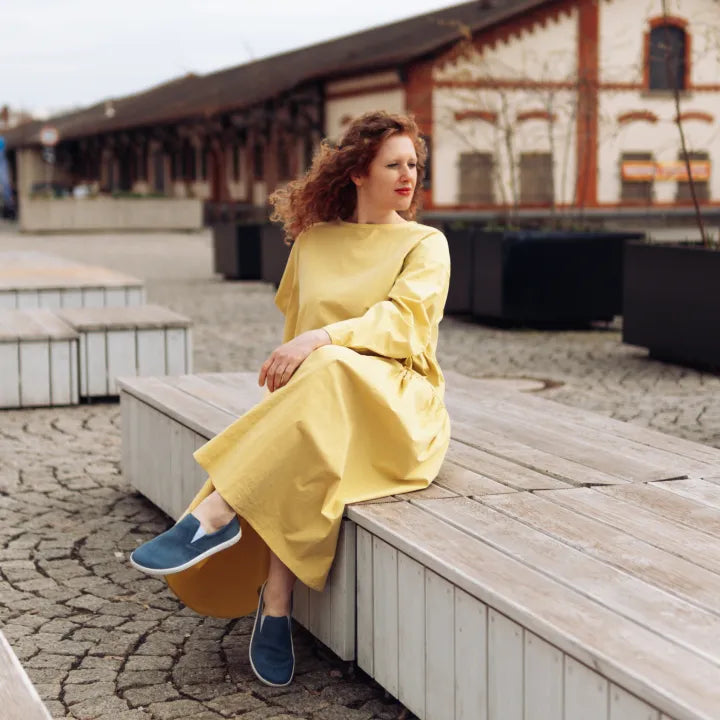 Vasky - Lerry Blue - Slip-ons barefoot