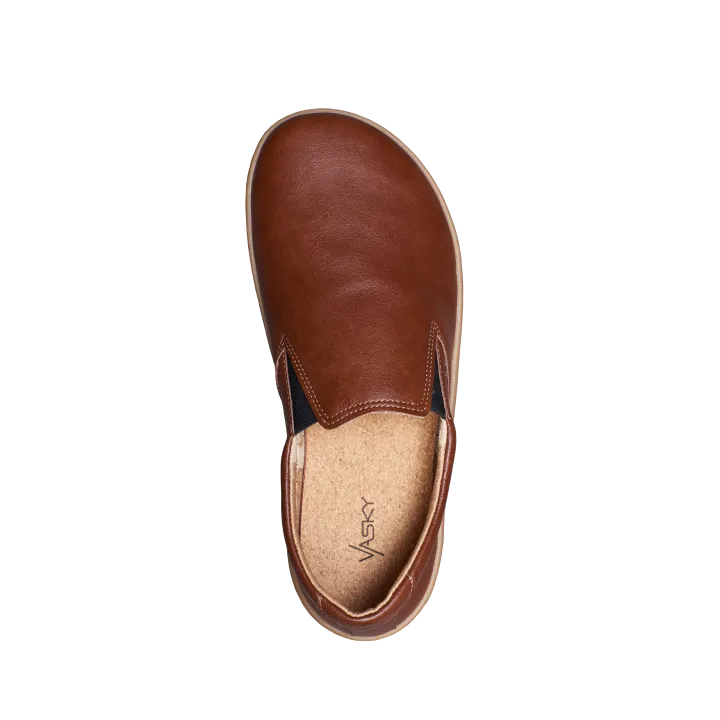 Vasky - Lerry Vegan Brown - Slip ons barefoot