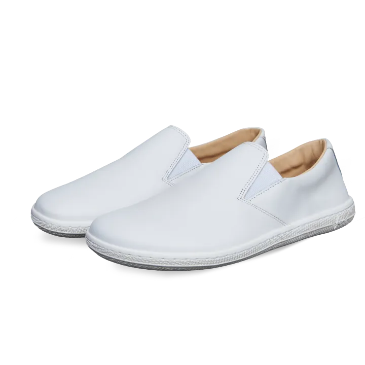 Vasky - Lerry White - Slip ons barefoot