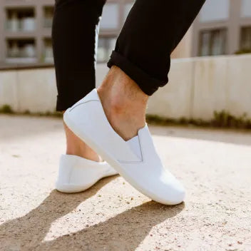 Vasky - Lerry White - Slip ons barefoot