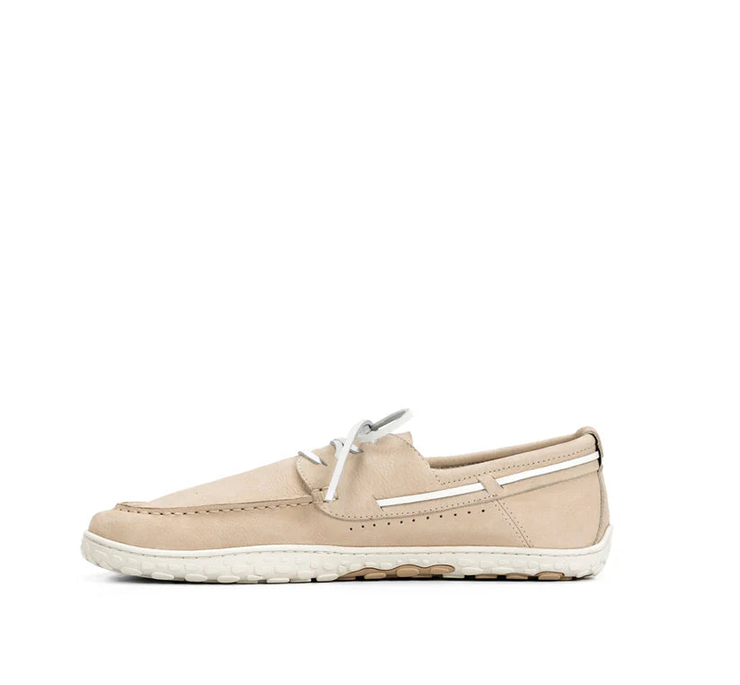 WAALS - Sidney Beige - Náuticos barefoot-Waals-Cacles Barefoot-Tienda de calzado barefoot respetuoso minimalista