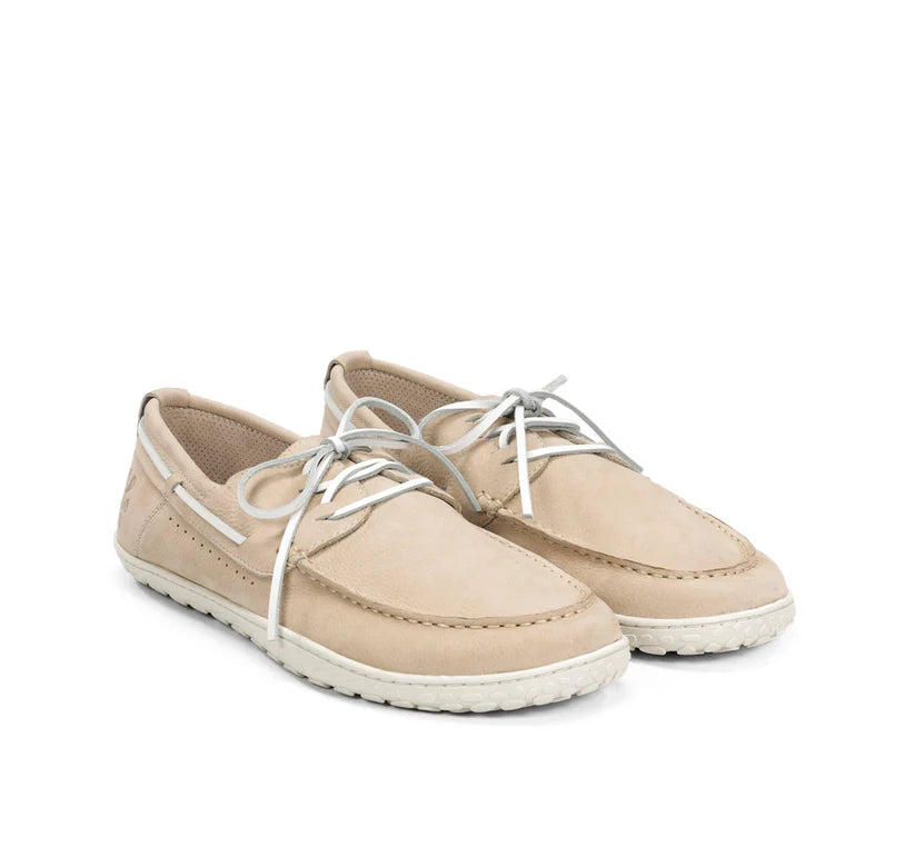 WAALS - Sidney Beige - Náuticos barefoot-Waals-Cacles Barefoot-Tienda de calzado barefoot respetuoso minimalista