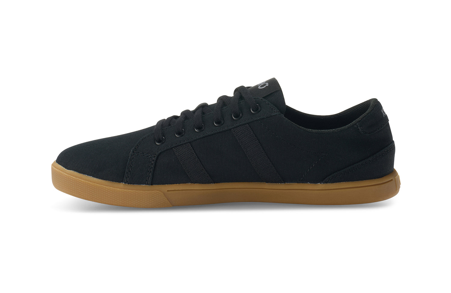 Xero Shoes - Dillon Canvas - Men Black / Gum - Lonetas de cordones barefoot