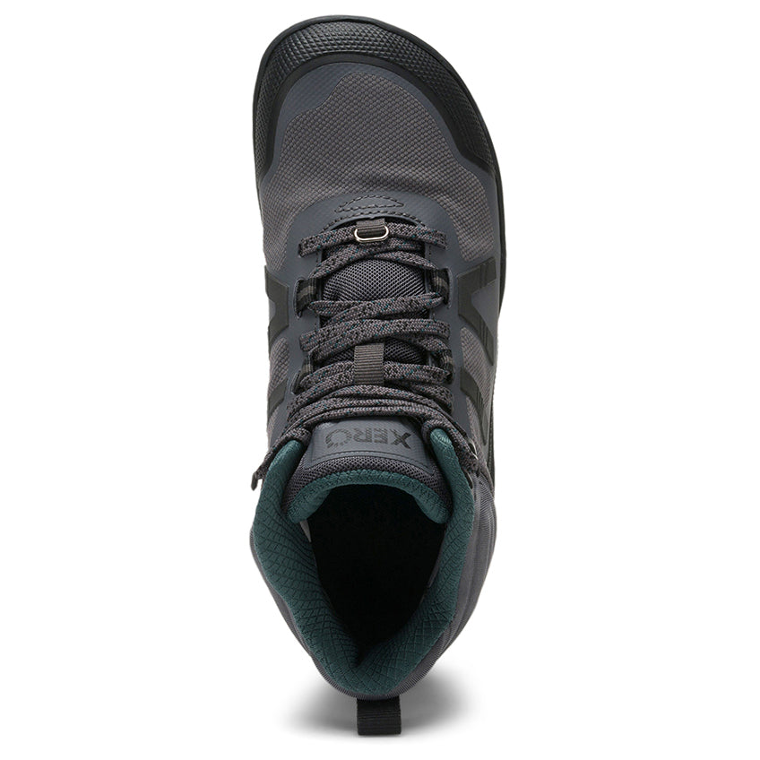 Xero Shoes - Scrambler Mid II WP - Women asphalt-sea-moss - Bota de Trekking Barefoot Impermeable y Ultraligera