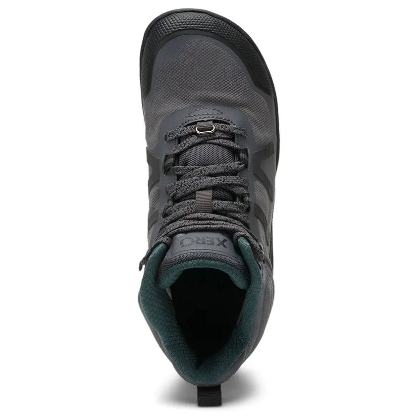 Xero Shoes - Scrambler Mid II WP - Women asphalt-sea-moss - Bota de Trekking Barefoot Impermeable y Ultraligera