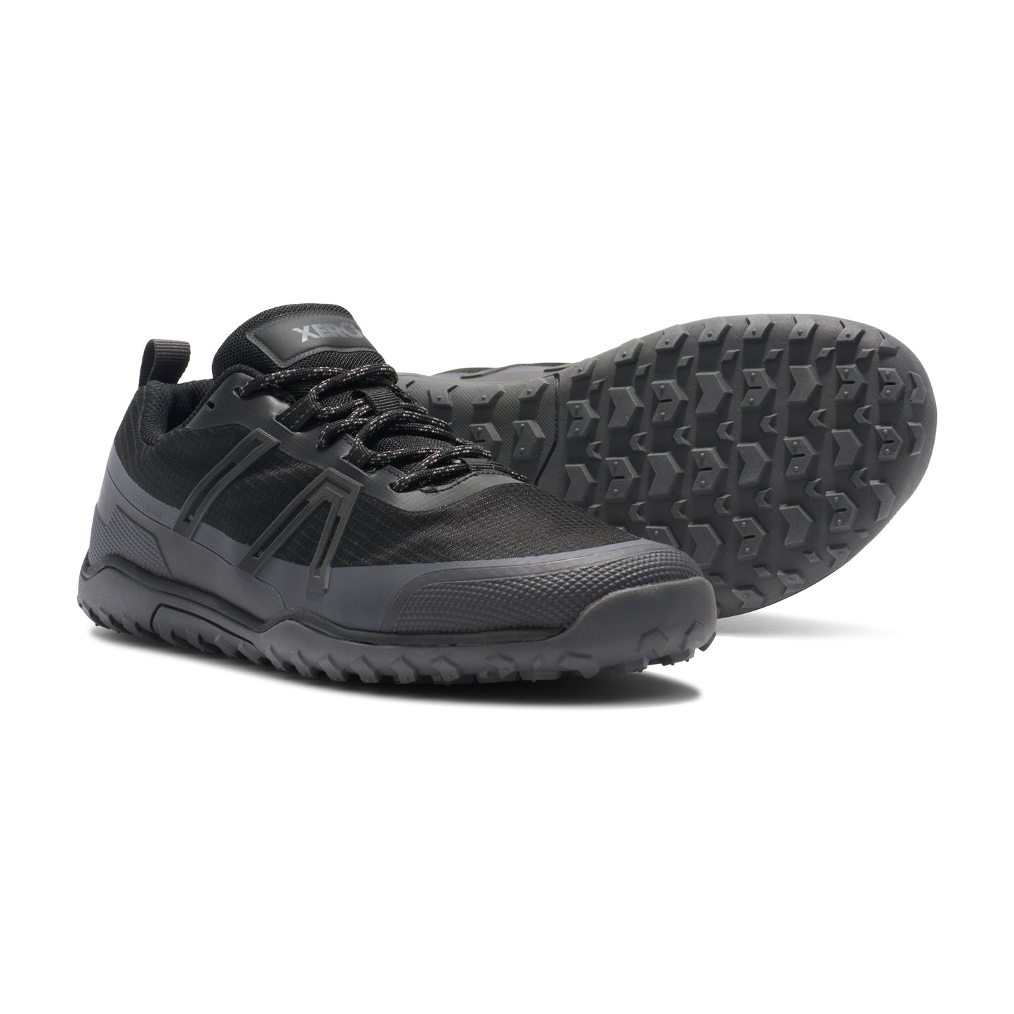 Xero Shoes - Scrambler Trail Low WP - Men Black / Asphalt - Deportivas Barefoot Impermeables para Hiking