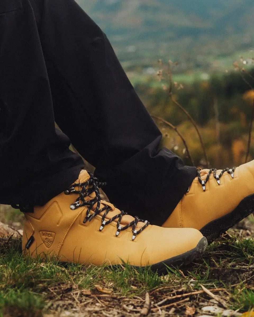 Kilpi Bare High WP-U Beige - Botas Barefoot para Senderismo Impermeables