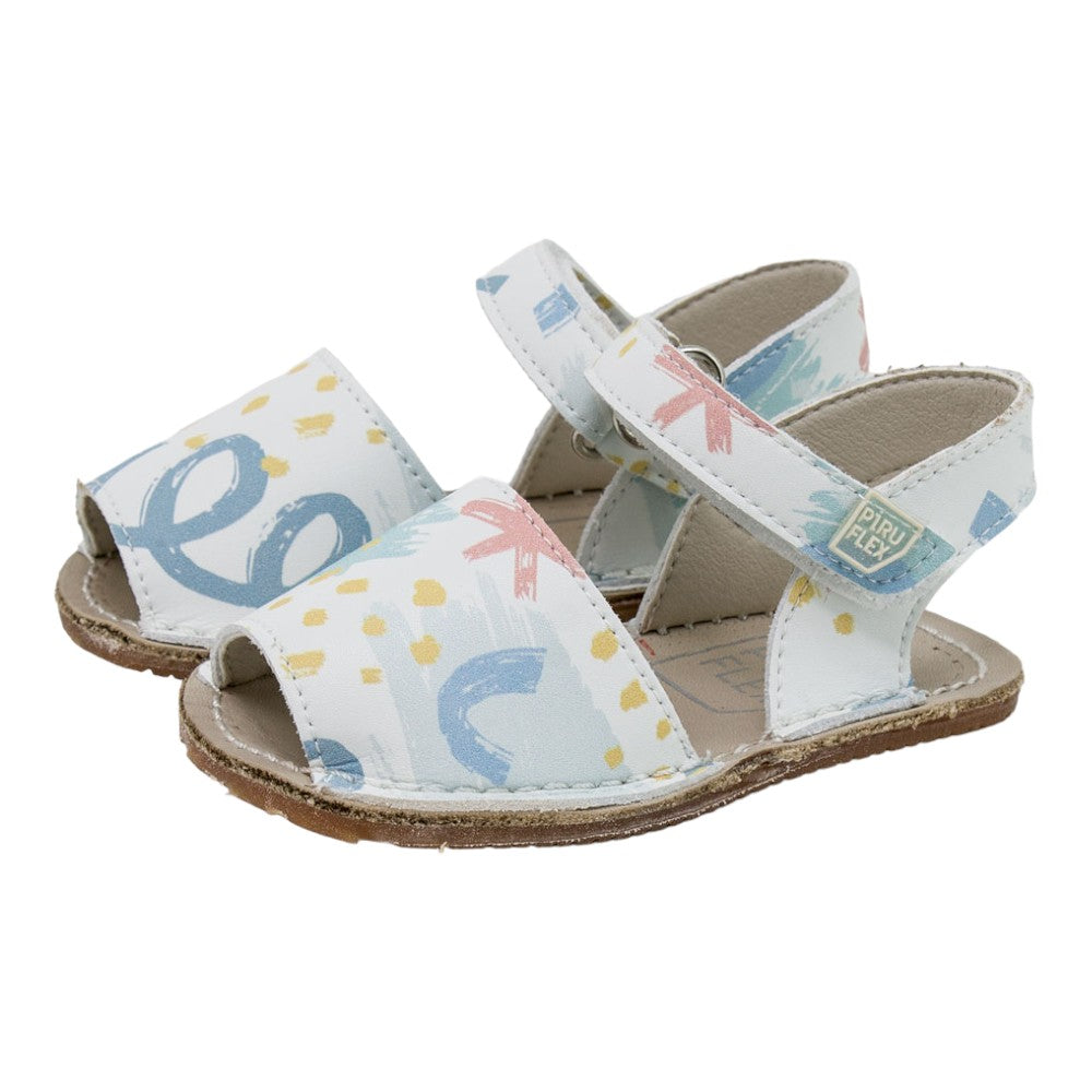 Piruflex - PF327-2 Celestino White - Barefoot Menorcan sandals
