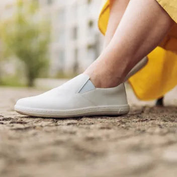 Vasky - Lerry White - Slip-ons barefoot-Vasky-Cacles Barefoot-Tienda de calzado barefoot respetuoso minimalista