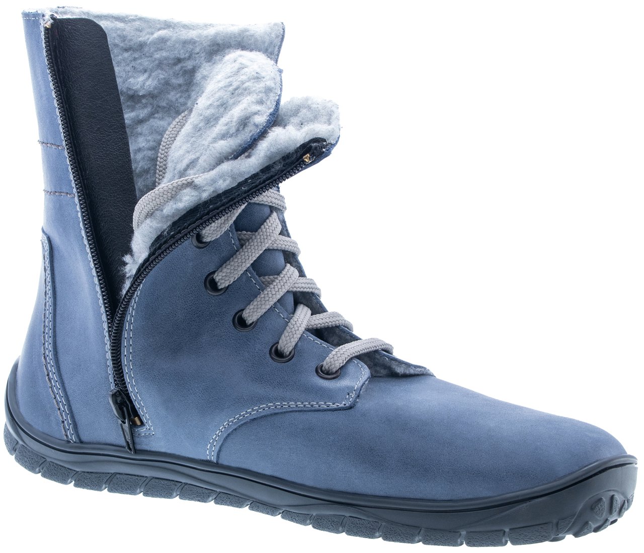 Fare Bare - Freya Winter Shoes Brown - Warm winter barefoot boots