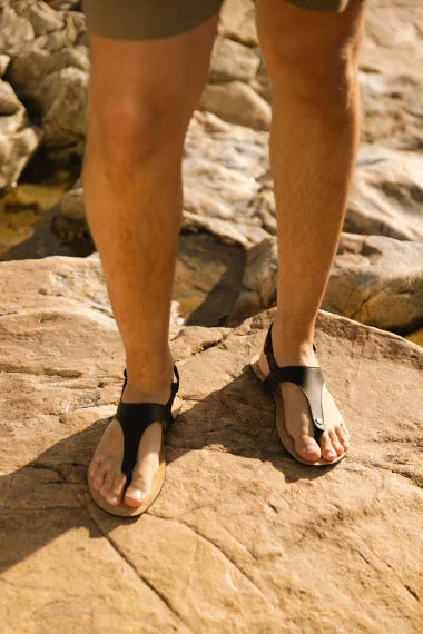 Shapen - Nomad Black & Cork - Sandalias barefoot