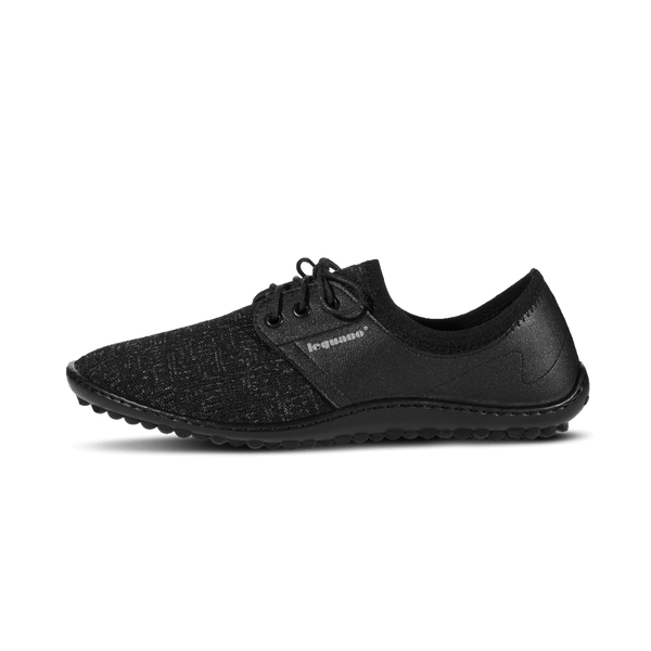 Leguano Juno Schwarz - Zapatillas Casual y de Oficina Unisex Negras