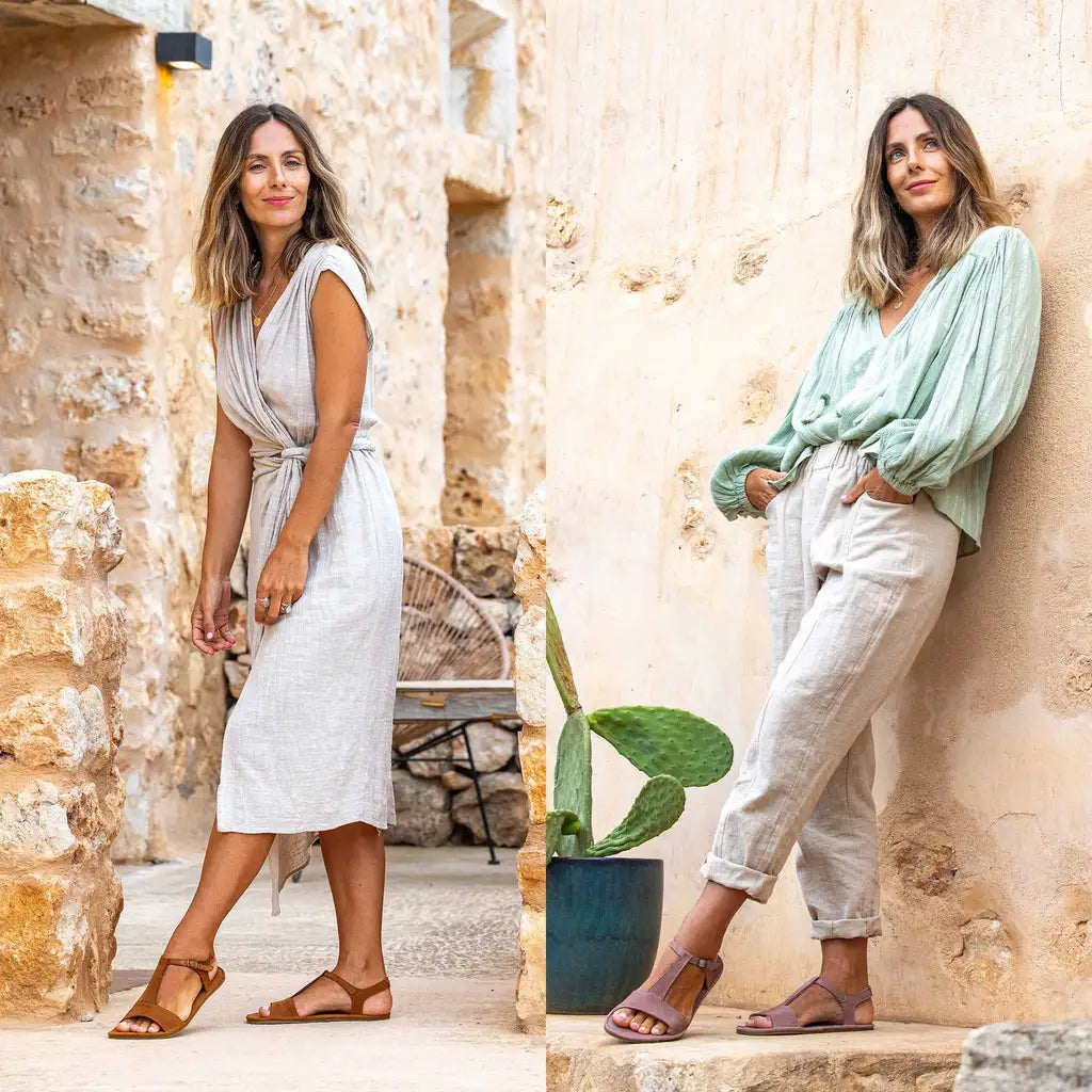 El Naturalista - Satya Cuero - Sandalias minimalistas hebilla