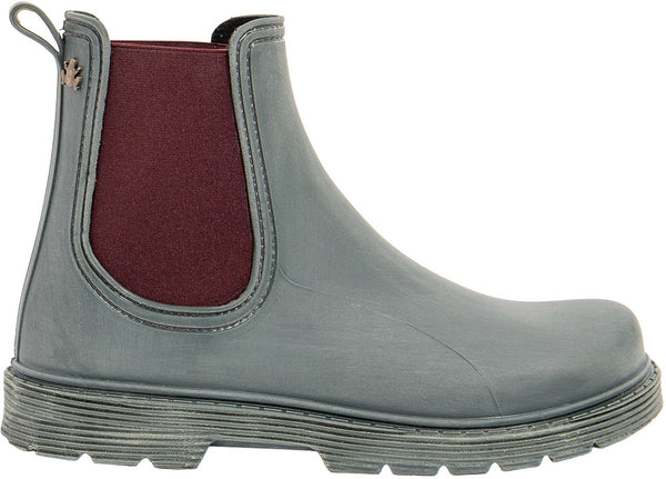 El Naturalista Chuva NA35 Rubber Kaki-Malva - Botines Chelsea barefoot para lluvia verdes