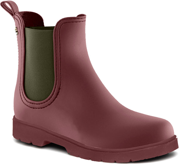 El Naturalista Chuva NA35 Rubber Wine-Prado - Botines Chelsea barefoot para lluvia burdeos
