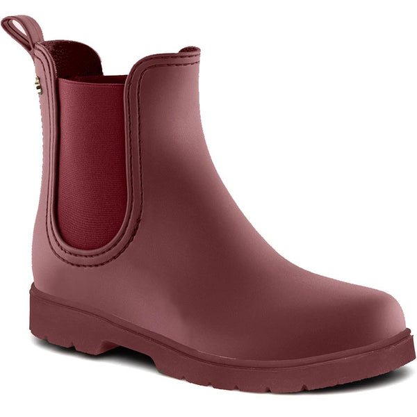 El Naturalista Chuva NA35 Rubber Wine - Botines Chelsea barefoot para lluvia burdeos
