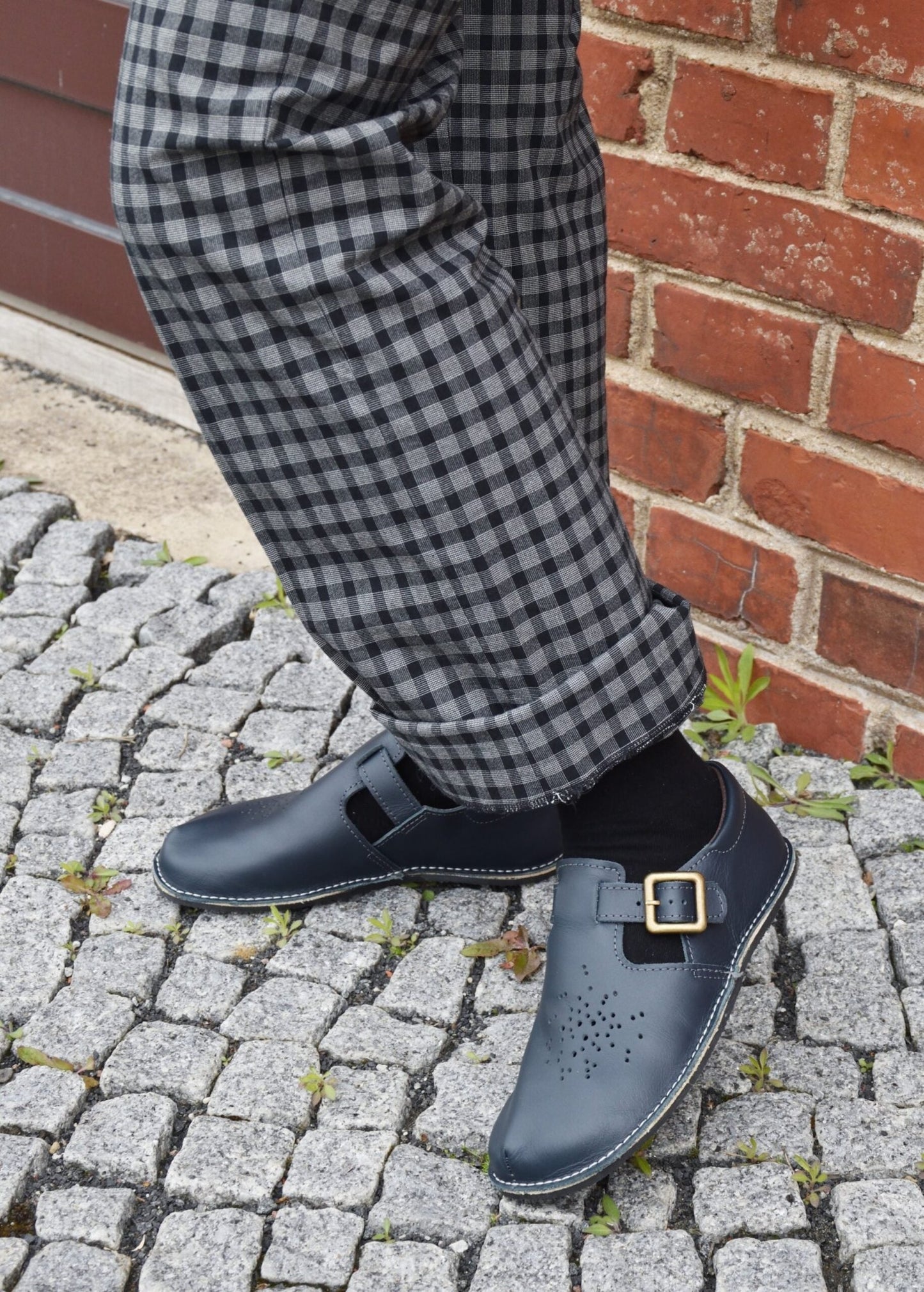 OmaKing - Kuuda Dark Blue - merceditas minimalistas - Cacles Barefoot