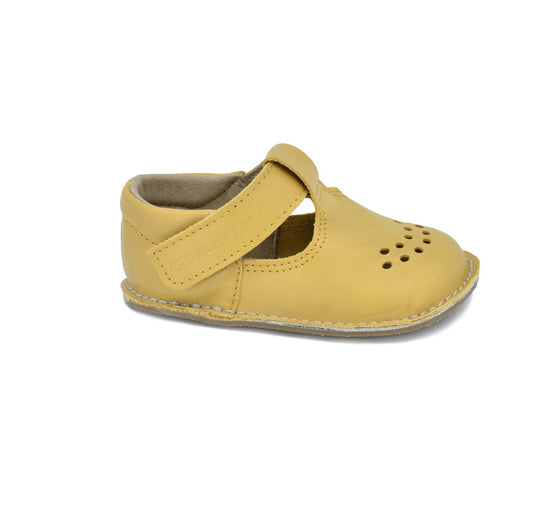 OmaKing - Lusti Yellow - zapatitos barefoot infantiles - Cacles Barefoot