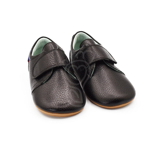 Poco Nido - Mighty Shoes Black - Zapato Colegial Barefoot - Negro - Cacles Barefoot