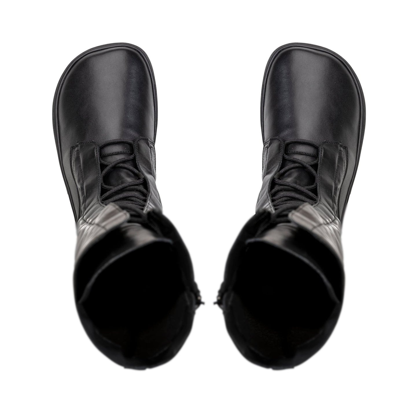 Shapen - Abby Black - Botas altas barefoot - Cacles Barefoot