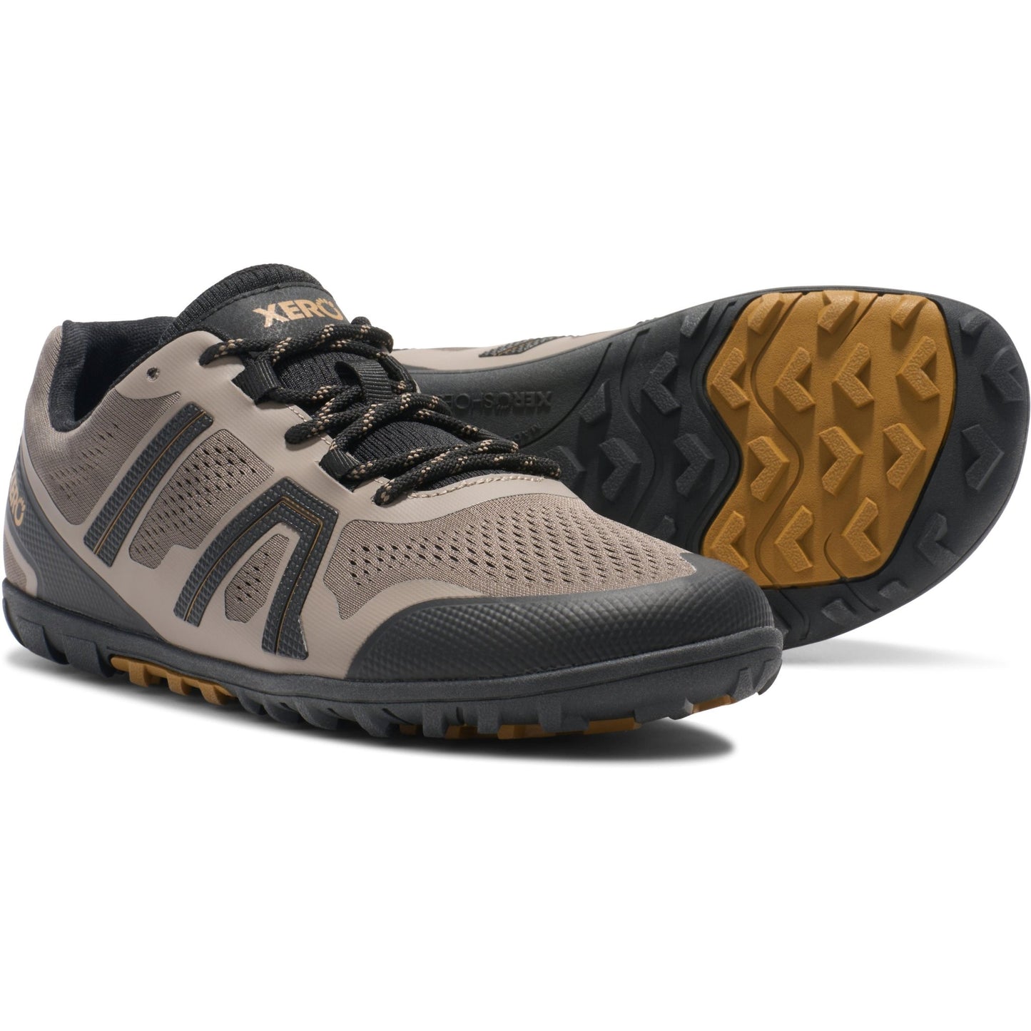 Xero Shoes - Mesa Trail II - Men fallen-rock-black - Deportivas Barefoot para Trail