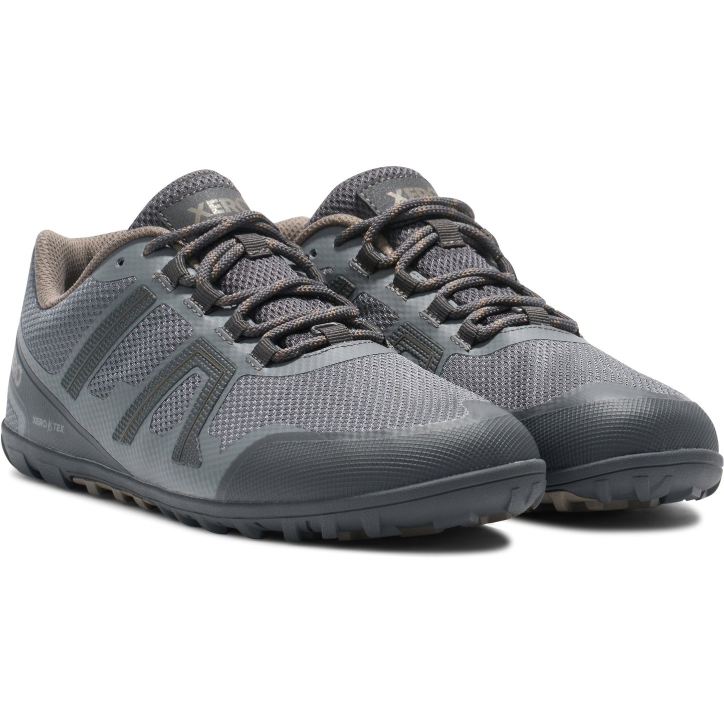 Xero Shoes - Mesa Trail WP - Men steel-gray-asphalt - Deportivas Barefoot para Trail