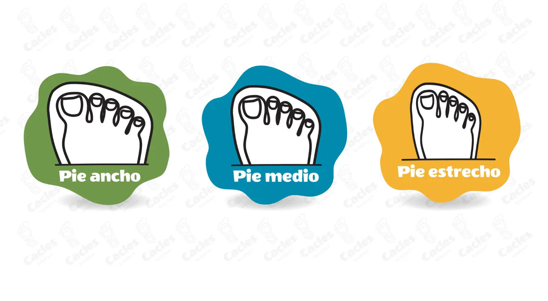 ¿Pie ancho, pie estrecho, pie medio? - Cacles Barefoot