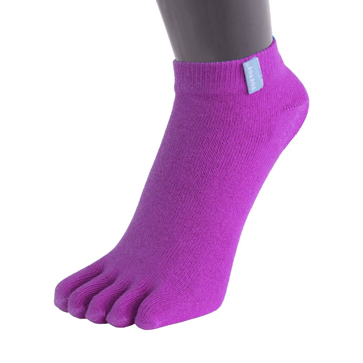 TOETOE - calcetines cortos de dedos - tallas 35-46 / Striped Turquoise