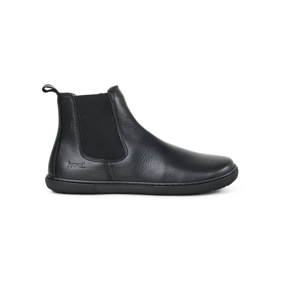 Koel Filas Napa Black - Botines Chelsea barefoot para mujer negros  Cacles Barefoot