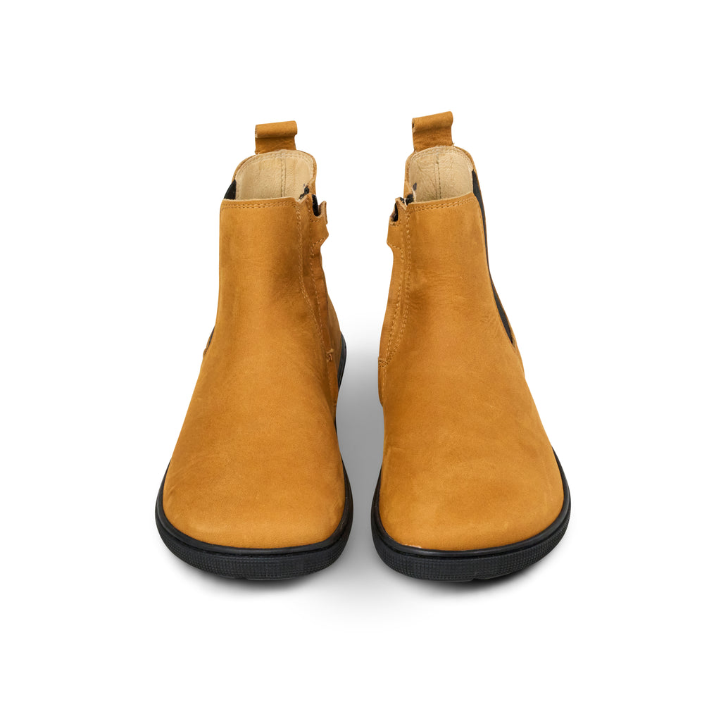 Koel Filas Hydro Miel - Botines Chelsea barefoot para mujer color miel  Cacles Barefoot