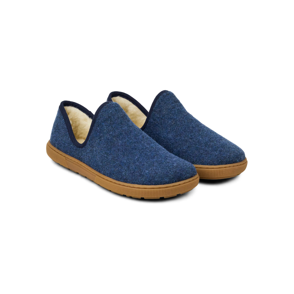 Koel Fayra Blue - zapatillas de casa barefoot unisex azules