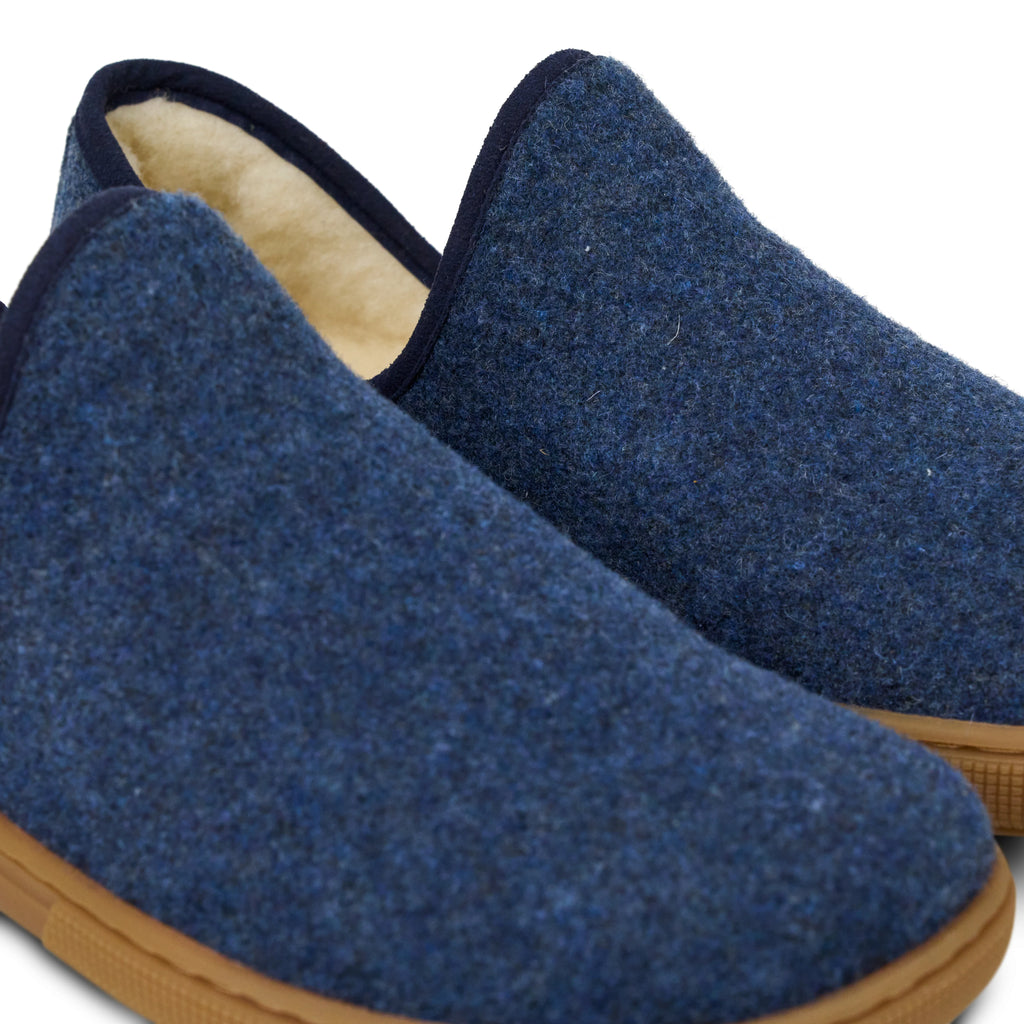 Koel Fayra Blue - zapatillas de casa barefoot unisex azules