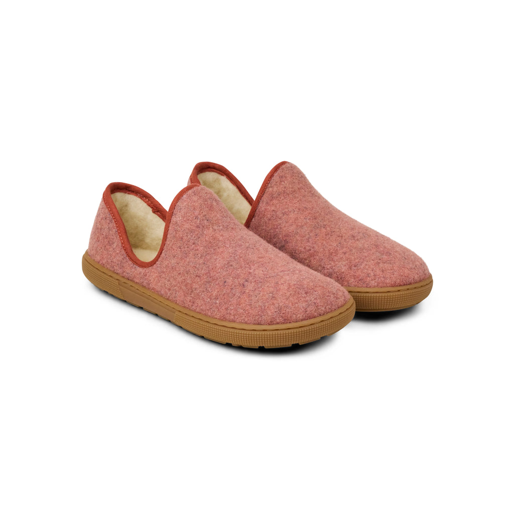 Koel Fayra Pink - zapatillas de casa barefoot para mujer rosas