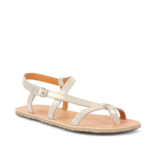 Froddo Barefoot - Sandalias Flexy W Gold Shine - Sandalias respetuosas de dedo