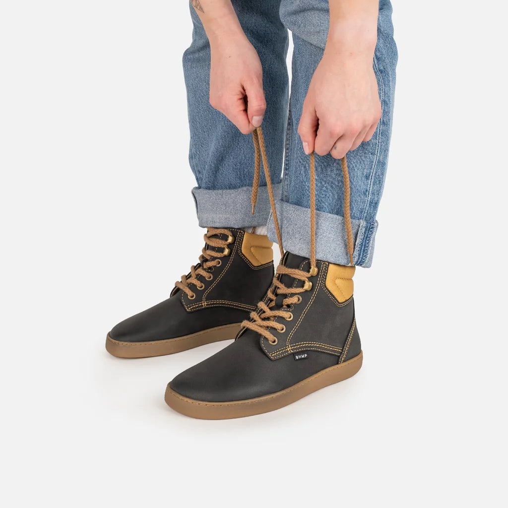 Bohempia Yura Night Shade - Bota barefoot veganas unisex grises