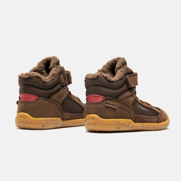 JOMA - Coco Aislatex Junior Barefoot 2524 Marrón - Botines barefoot con membrana y forrito