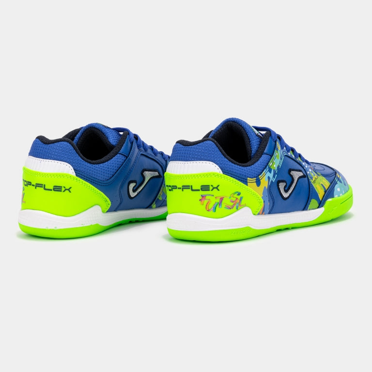 JOMA - Top Flex Junior Barefoot 2604 Royal Indoor - Zapatillas barefoot de fútbol sala para niños grandes-Joma-Cacles Barefoot-Tienda de calzado barefoot respetuoso minimalista